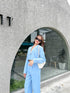 WYNN Two Piece Cropped Coat with Wide Leg Trouser